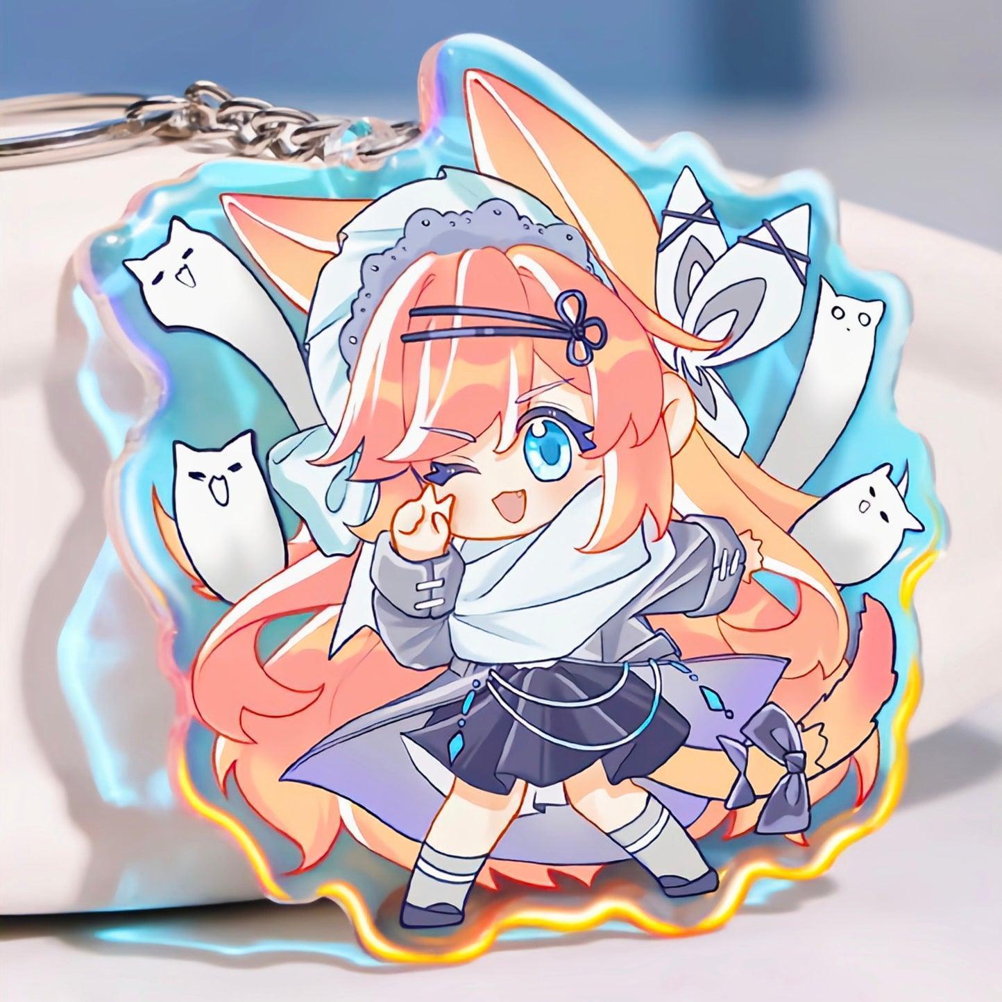 Custom Clear Acrylic Keychains Best Anime Design Clear Acrylic Charms Custom