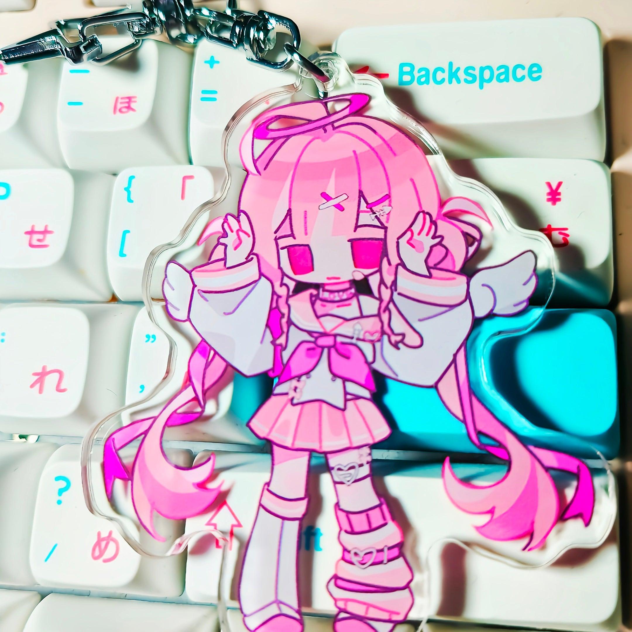 Custom Clear Acrylic Keychains Best Anime Design Clear Acrylic Charms Custom