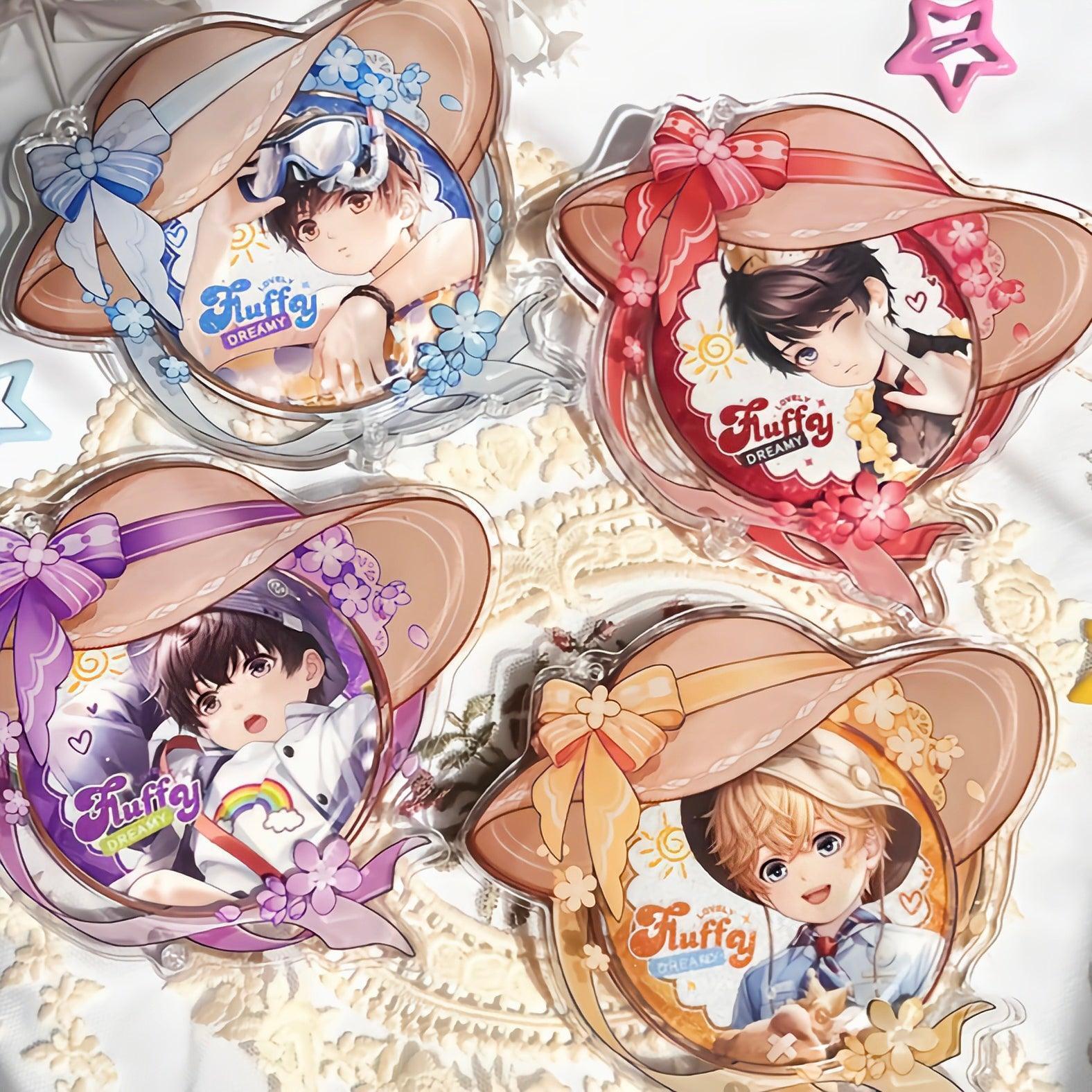 Custom Clear Acrylic Keychains Best Anime Design Clear Acrylic Charms Custom